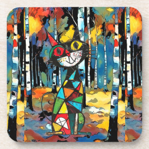 Porta-copo Um Dia Abstrato