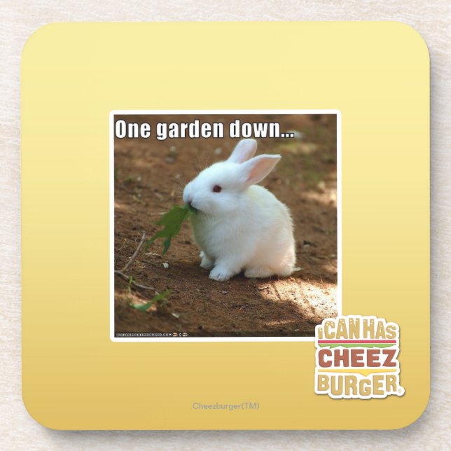 Porta-copo Um jardim Down� (Frente)