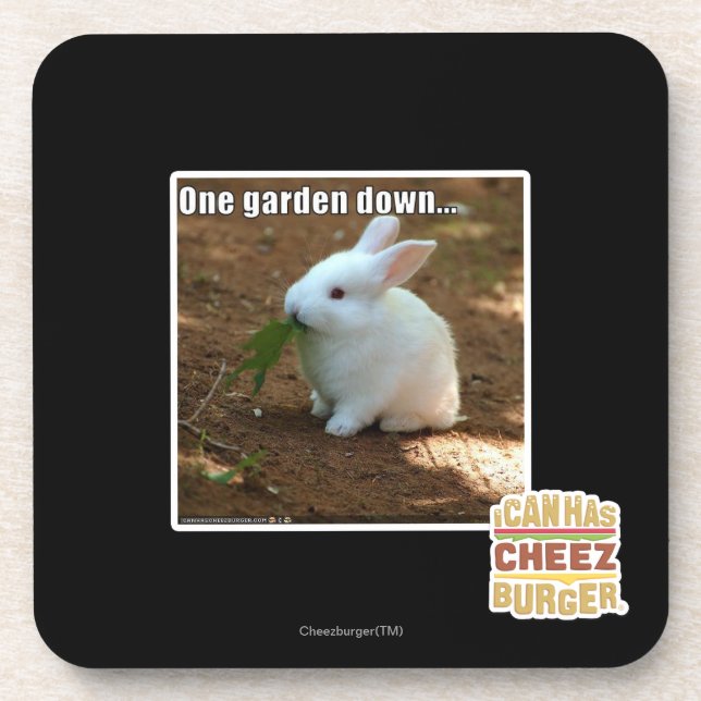 Porta-copo Um jardim Down� (Frente)