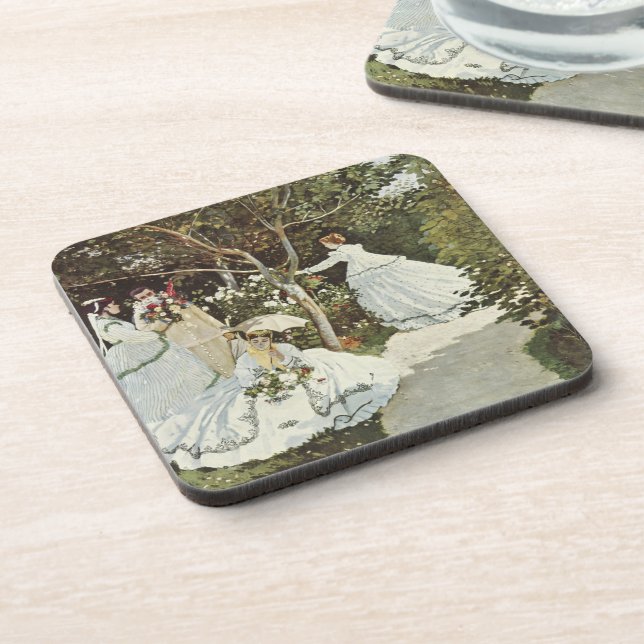 Porta-copo Um moinho de vento em Zaandam Claude Monet (Left Side)