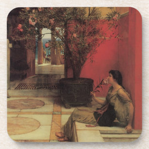 Porta-copo Um Oleander de Alma Tadema, Flores Vintage