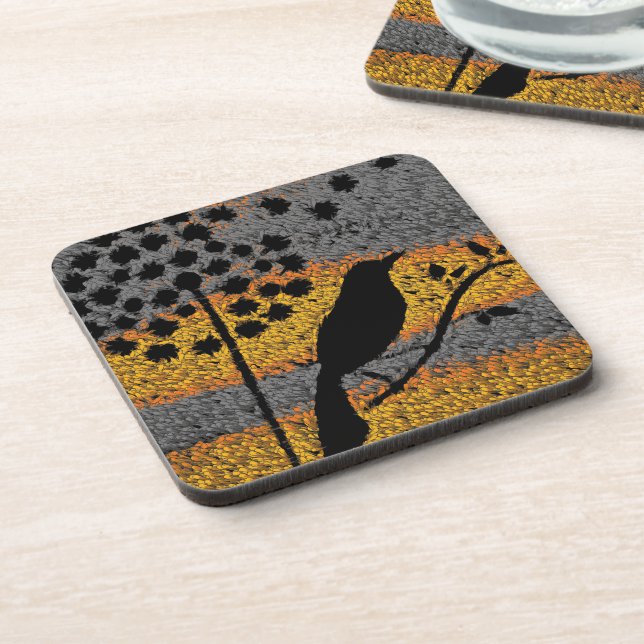 Porta-copo Um pássaro entre as Portas copos das penas (Left Side)