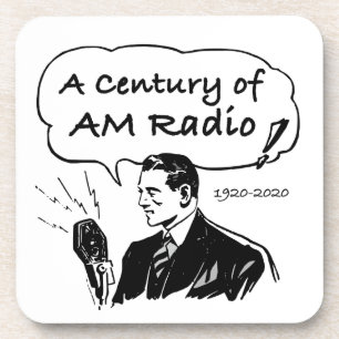 Porta-copo Um século de rádio AM