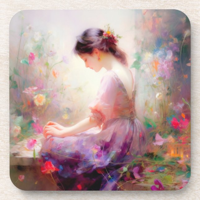 Porta-copo Um sonho de dia das flores (Frente)