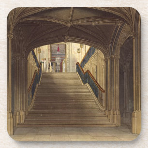Porta-copo Uma escadaria, castelo de Windsor, 'da residência