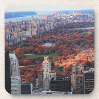 Porta-copo Uma vista de cima de: Outono no Central Park 01