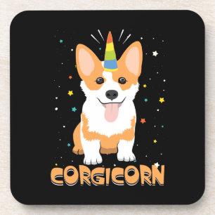 Porta-copo Unicórnio do Corgi - Corgicorn - desenhos animado