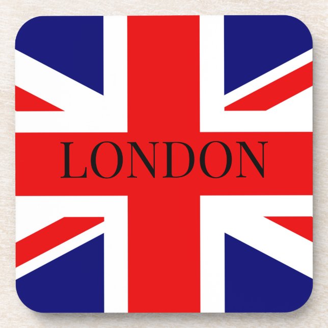 Porta-copo Union Jack the British Flag London (Frente)