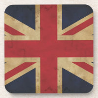 Union Jack velho ajustado de 6 portas copos