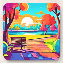 Urban Oasis Sunset Panorama