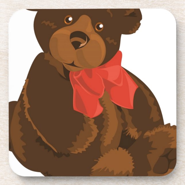 PORTA-COPO URSO DE PELÚCIA FOFO ADORÁVEL (Frente)