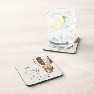 Porta-copo Urso de Teddy, Balão de Ar Quente Castanho, Primei