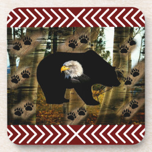 Porta-copo Urso Negro - Urso Negro - Urso Negro - Imprime Nat