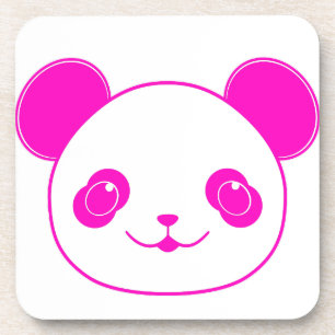 Porta-copo Urso Panda de Kawaii Rosa