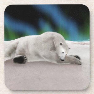 Porta-copo Urso Polar Descansando