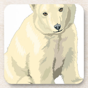 Porta-copo Urso Polar Fofo