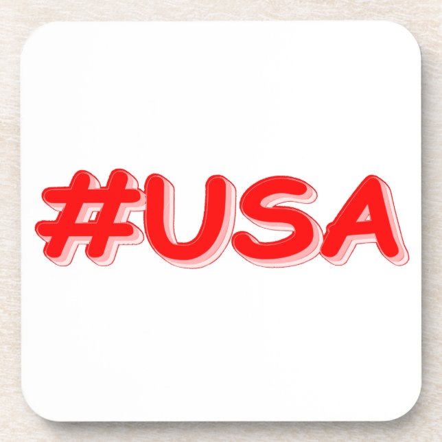 Porta-copo "#USA" Design. Comprar Agora (Frente)