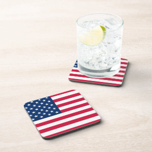 Porta-copo USA Flag Beefeed Coaster Estados Unidos da América