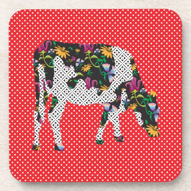 Porta-copo Vaca do frisão, koe de Friese (Frente)