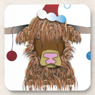 Porta-copo Vaca do Natal