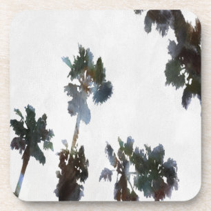 Porta-copo Vaga Palmas Tropicais Cores Artísticas