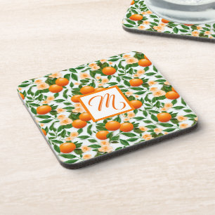 Porta-copo Valencia Orange Blossom Monograma