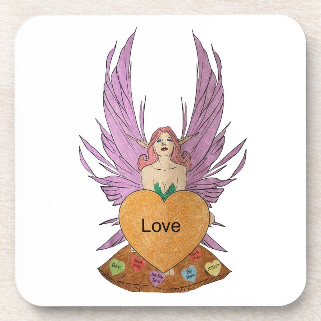 Porta-copo Valentines Faerie (Frente)