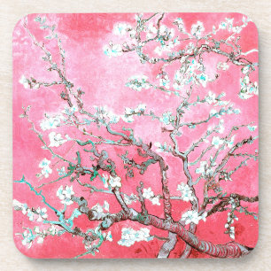 Porta-copo Van Gogh Almond Blossomo Azul Rosa