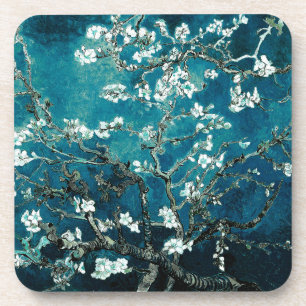Porta-copo Van Gogh Almond Blossoms : Teal Escuro