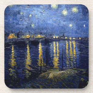 Porta-copo Van Gogh Starry Night Over Rhone