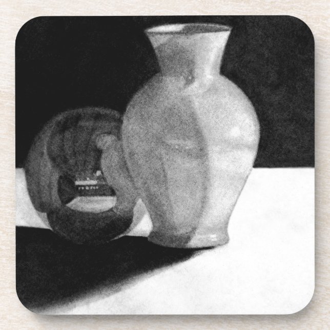 Porta-copo Vaso com Esfera (Frente)