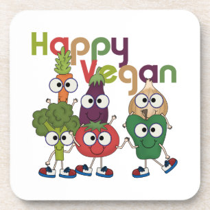 Porta-copo Vegan feliz