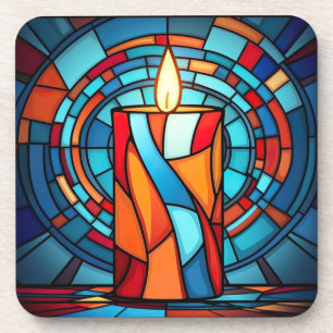 Porta-copo Vela de Natal dos anos 60