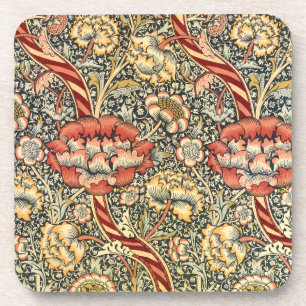 Porta-copo Vela de William Morris, Vintage Textile Fine Art