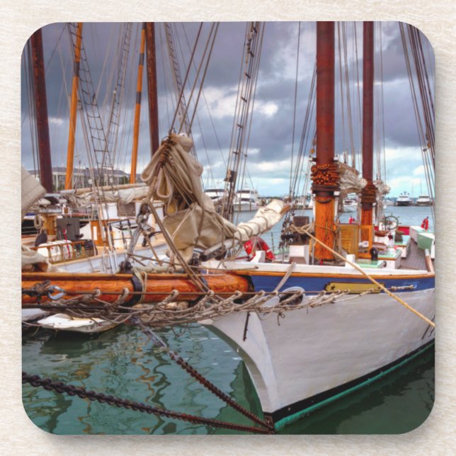 Porta-copo Veleiros Morred em Key West (Frente)
