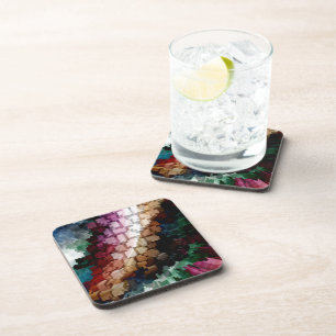 Porta-copo Vento Escuro Cubo Centrado