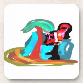 Porta-copo Verão de flamingo rosa