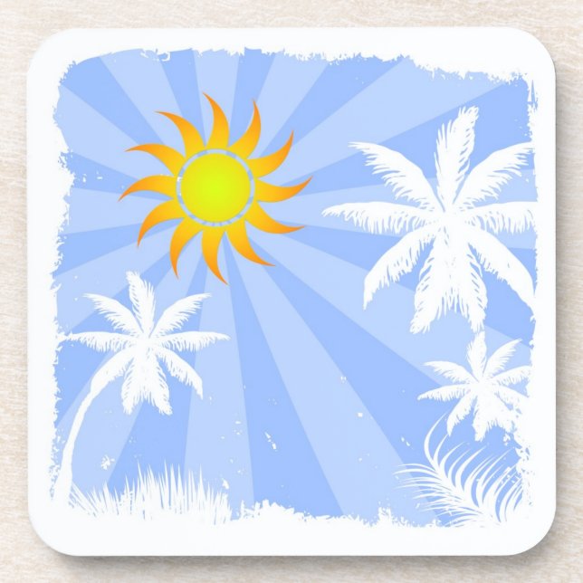 Porta-copo Verão tropical (Frente)