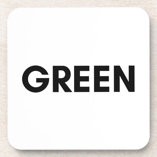 Porta-copo verde (Frente)