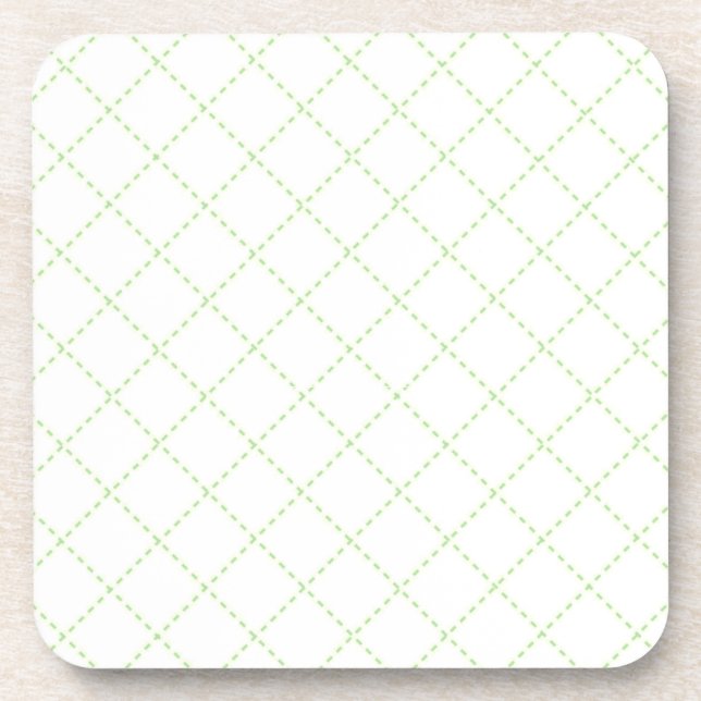 Porta-copo Verde e branco (Frente)