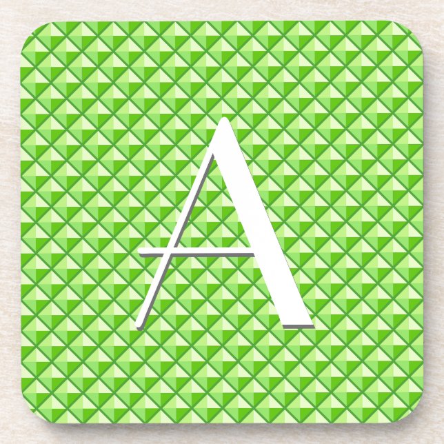 Porta-copo Verde limão, olhar do esmalte, grade enchida (Frente)