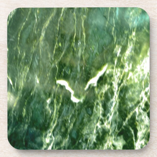 Porta-copo Verde Verde Alpi Marble (Frente)