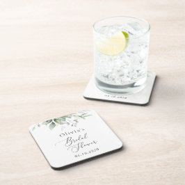 Porta-copo Verdura, Folhas de Eucalipto, Boho, Chá de Noiva