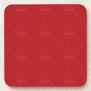 Porta-copo Vermelho, rosa, legal, único, moda, arte decorativ