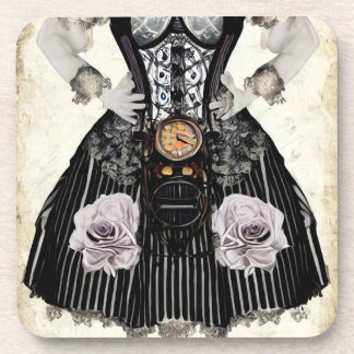 Porta-copo Vestido de espartilho Steampunk Vintage