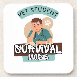Porta-copo Vet Student Survival Mode – Vet Student Design