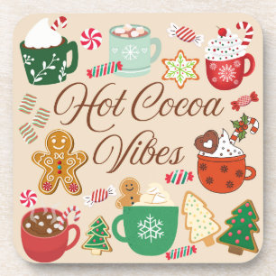 Porta-copo Víblias de Natal de Cacau Quente