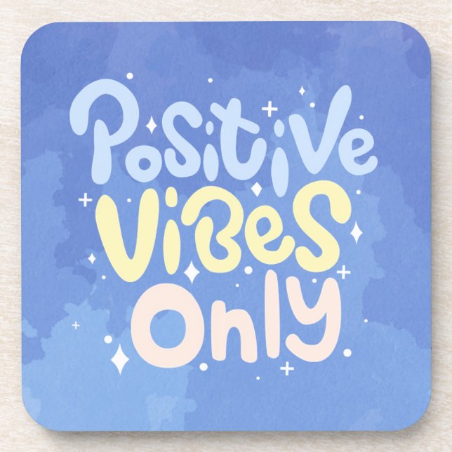 Porta-copo Vibrações Positivas Apenas (Frente)