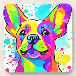 Porta-copo Vibrant Frenchie Bulldog Puppy Art