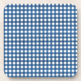 Porta-copo Vichy Bleu marine